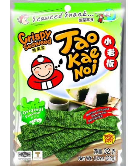 Jūros dumblių užkandis TAOKAENOI, originalus, 32 g