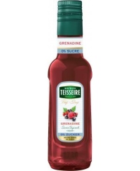 Sirupas TEISSEIRE, grenadinų skonio, be cukraus, 0,25 l