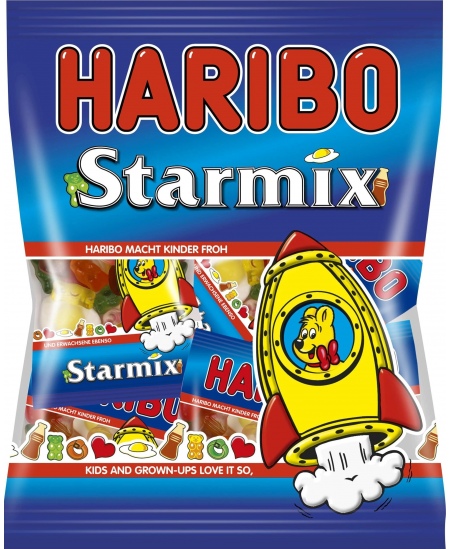 Guminukai HARIBO, Starmix, mini, 250 g
