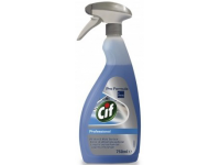 Stiklų ir vandeniui atsparių paviršių valymo priemonė Cif Professional, 750 ml