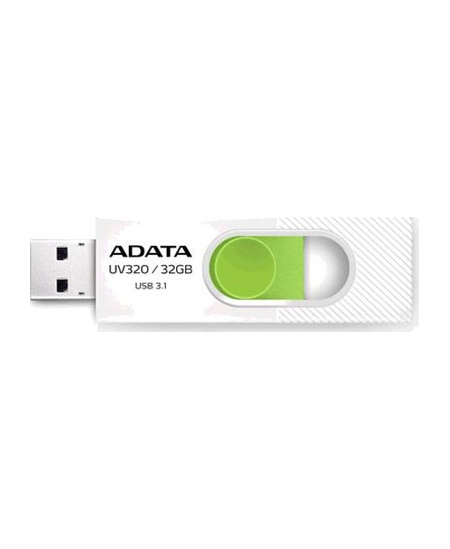 ADATA UV320 32 GB, USB 3.1, White/Green