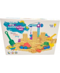 Genio kids rinkinys išmanusis smėlis su smėliadėže Big Construction 1 kg
