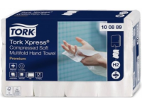 Lapiniai popieriniai rankšluosčiai TORK Xpress Compressed Soft (H2), 100889, Z lenk., 225 serv., 1 pak.