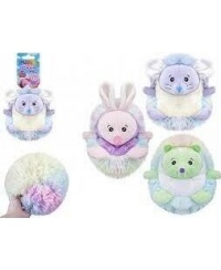 Puffle pets Minkšti gyvūnėliai kamuoliukai Pastel 12 cm