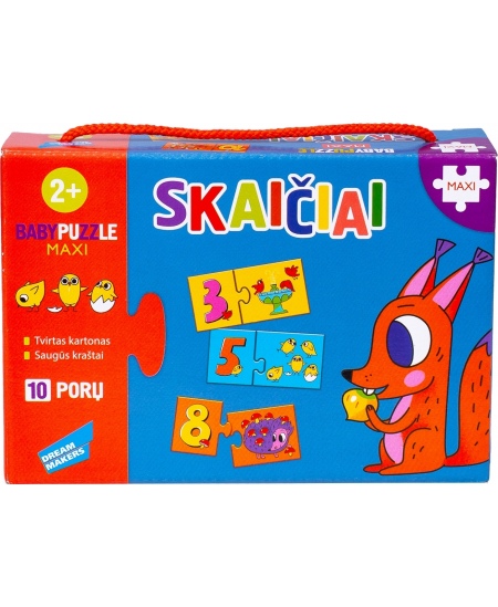 Dėlionė mažiausiems Baby puzzle SKAIČIAI