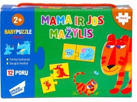 Baby Puzzle dėlionė mažiausiems Mama ir jos mažylis 24 detalės