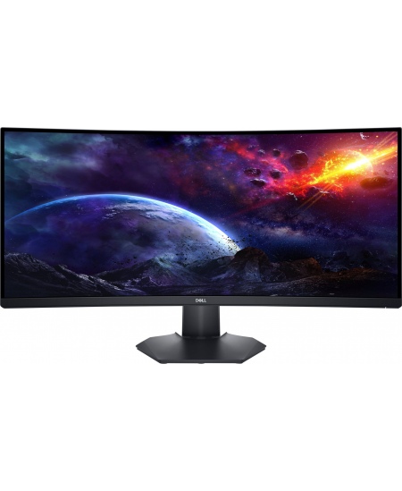 Dell LCD S3422DWG 34 ", VA, WQHD, 3440 x 1440, 21:9, 2 ms, 400 cd/m², Black, HDMI ports quantity 2