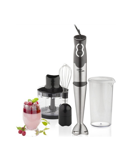 Gallet Blender Naucelle 3in1 GALMIX435 Hand Blender, 500 W, Number of speeds 2, Chopper, Ice crushing, Black/Stainless steel
