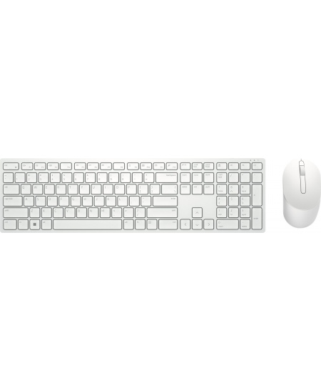 Dell Keyboard and Mouse KM5221W Pro Wireless, RU, 2.4 GHz, White