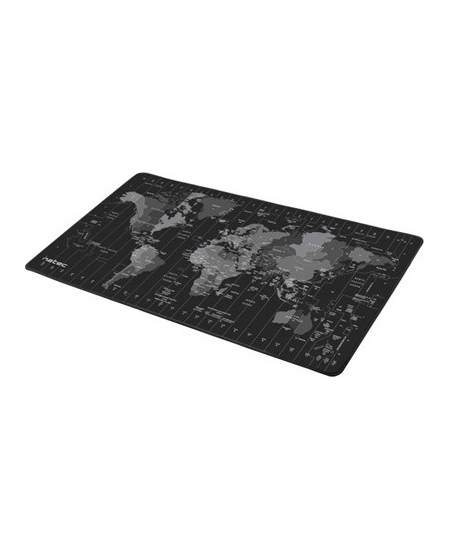 Natec Mouse Pad, Time Zone Map, Maxi, 800x400 mm