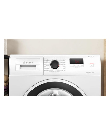 Bosch Washing Machine | WGE0240ASN | Energy efficiency class A | Front loading | Washing capacity 7 kg | 1400 RPM | Depth 63 cm 