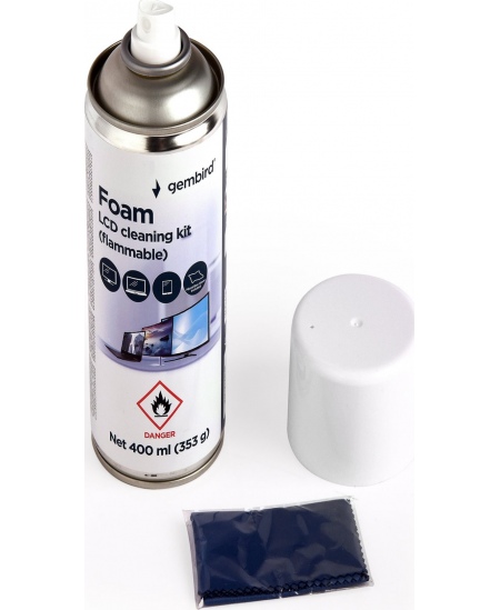 Foam LCD Cleaning Kit | CK-LCD-08 | Foam Cleaner for LCD / TFT screens | 400 ml