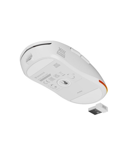 Zircon XIII Custom | Wireless | Gaming Mouse | 2.4 GHz, USB | White