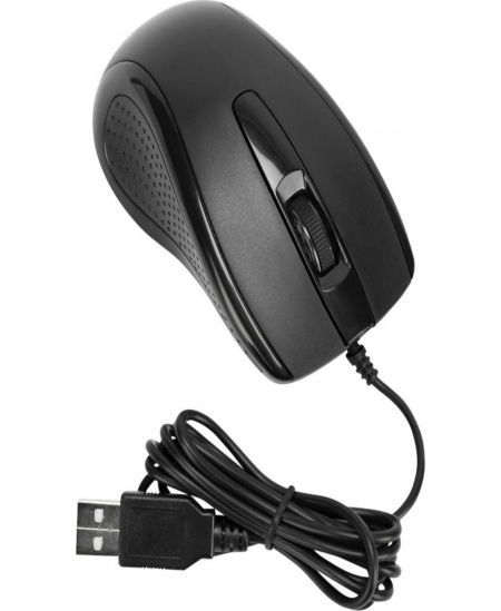 Targus Full-Size Optical Antimicrobial Wired Mouse | Mouse | Full-Size Optical Antimicrobial | Wired | Black