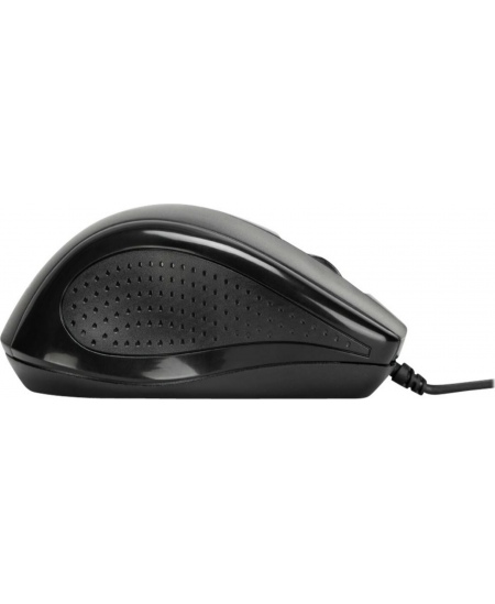 Targus Full-Size Optical Antimicrobial Wired Mouse | Mouse | Full-Size Optical Antimicrobial | Wired | Black