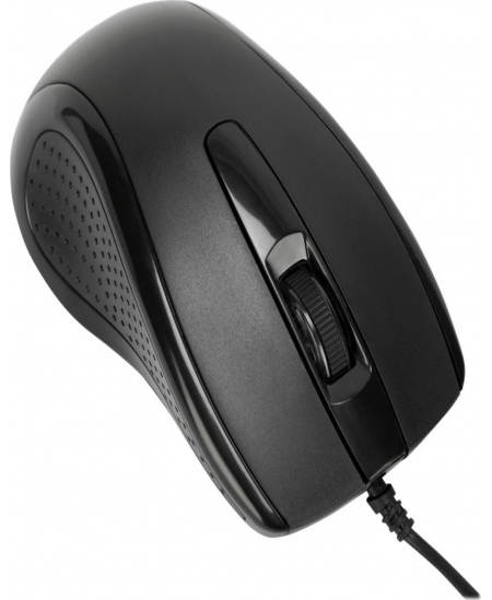 Targus Full-Size Optical Antimicrobial Wired Mouse | Mouse | Full-Size Optical Antimicrobial | Wired | Black