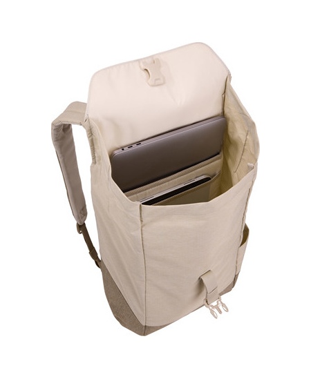 Thule | Backpack 16L | Lithos | Fits up to size 16 " | Laptop backpack | Pelican Gray/Faded Khaki