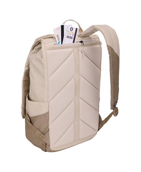 Thule | Backpack 16L | Lithos | Fits up to size 16 " | Laptop backpack | Pelican Gray/Faded Khaki