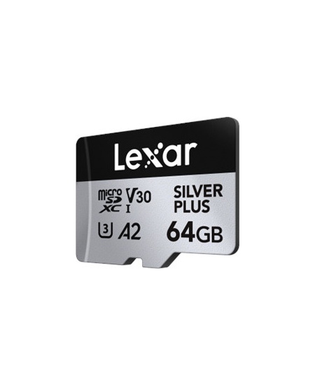 Lexar | SILVER PLUS | 64 GB | microSDXC | Flash memory class 10