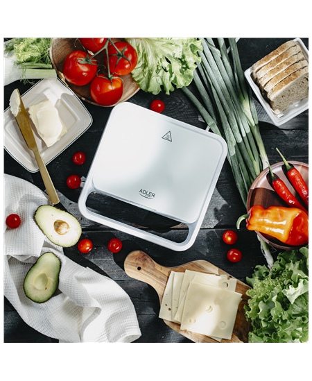 Sandwich maker 2 in 1 | AD 3070w | 850 W | Number of plates 2 | White