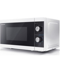 Sharp | Microwave Oven | YC-MS01E-W | Free standing | 800 W | White