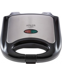 Adler | Sandwich maker | AD 3015 | 750  W | Number of plates 1 | Number of pastry 2 | Black