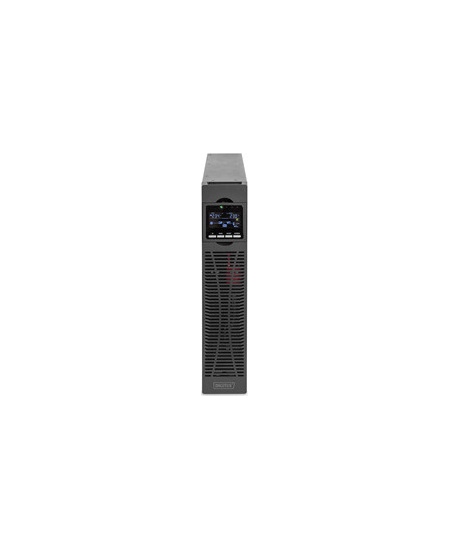 DIGITUS OnLine UPS, rack/tower, 3000VA, 3000W, LCD, 8 x C13, 1 x C19, RS-232, USB, SNMP card (optional), relay card (optional)  
