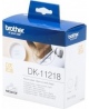 Brother DK-11218 Round Labels, Black on White Paper, 24 mm, 1000 labels per roll