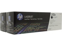 HP 312X (CF380XD) kasetė lazeriniams spausdintuvams, 2 vnt, Juoda (8800 psl.)