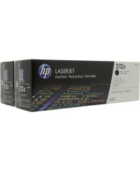 HP 312X (CF380XD) kasetė lazeriniams spausdintuvams, 2 vnt, Juoda (8800 psl.)