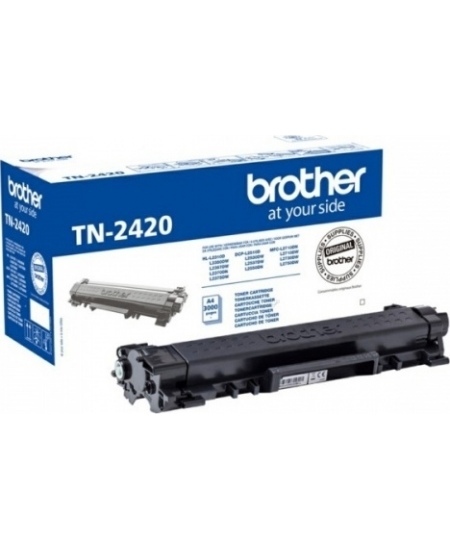 Brother TN-2420 (TN2420) Lazerinė kasetė, Juoda