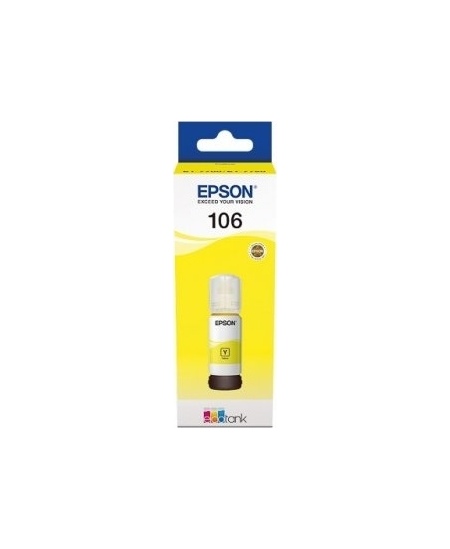 Epson 106 EcoTank (C13T00R440) Rašalo papildymo buteliukas, Geltona