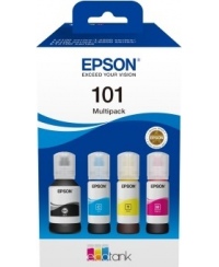 Epson 101 EcoTank (C13T03V64A) kasetė rašaliniams spausdintuvams, CMYK, Komplektas 4 spalvų