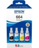 Epson 664 EcoTank (C13T66464A) kasetė rašaliniams spausdintuvams, CMYK, Komplektas 4 spalvų