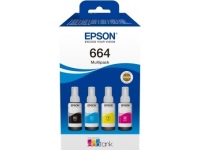 Epson 664 EcoTank (C13T66464A) kasetė rašaliniams spausdintuvams, CMYK, Komplektas 4 spalvų