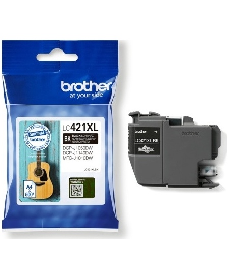 Brother LC421XL (LC421XLBK) Rašalinė kasetė, Juoda
