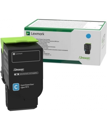 Lexmark 78C2XC0 kasetė lazeriniams spausdintuvams, Žydra (5000 puslapių)