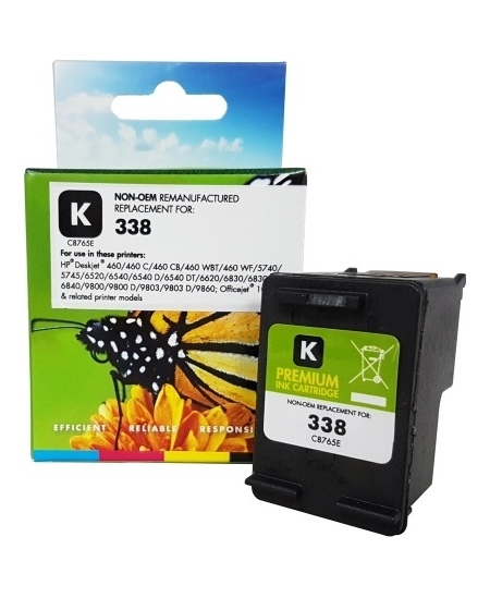Neoriginali Static Control HP 338 (C8765EE), juoda kasetė