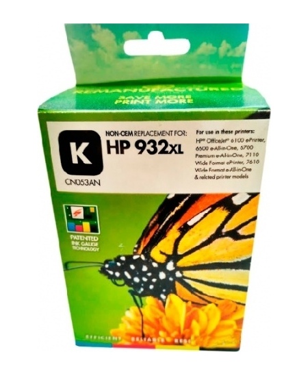 Neoriginali Static Control HP 932XL (CN053AE), juoda kasetė