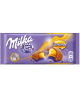 Pieninis šokoladas iš Alpių pieno MILKA, su karamelės įdaru, 100 g, N