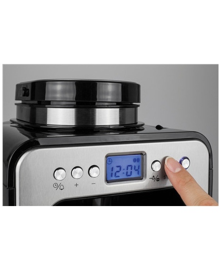 Caso | Design Compact Coffee Maker with Grinder | Pump pressure Not applicable bar | Manual | 600 W | Black/Stainless steel