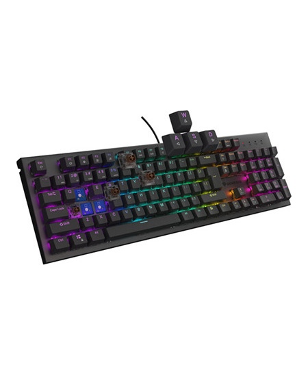 THOR 303 | Mechanical Gaming Keyboard | Wired | US | Black | USB Type-A | Outemu Brown