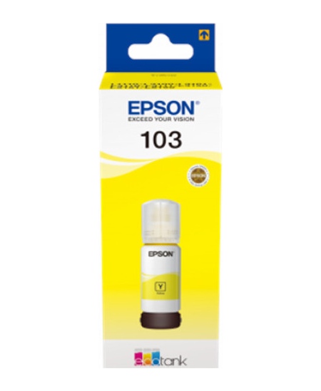 Epson 103 EcoTank (C13T00S44A) Rašalo papildymo buteliukas, Geltona