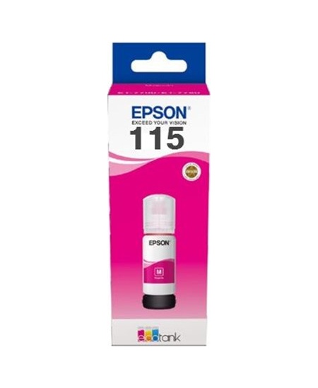 Epson 115 EcoTank (C13T07D34A) Rašalo papildymo buteliukas, Purpurinė