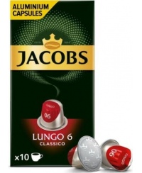 Kavos kapsulės JACOBS Lungo 6 Classico, 52g