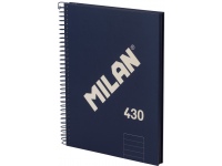 Sąsiuvinis kietu viršeliu MILAN, A5, 80 lapų, linijomis