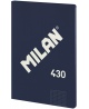 Sąsiuvinis MILAN, A4, 48 ​​lapai, langeliais, mėlynas
