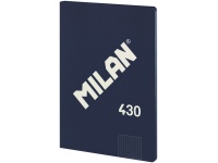 Sąsiuvinis MILAN, A4, 48 ​​lapai, langeliais, mėlynas