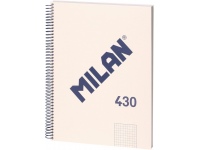 Sąsiuvinis kietu viršeliu MILAN, A4, 80 lapų, langeliais