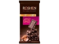 Šokoladas ROSHEN Dark, su sūdytais migdolais, 85 g